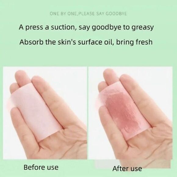 Facial Oil Blotting Paper Charcoal Oil Control - Pack of 2 - Picture 3 of 7